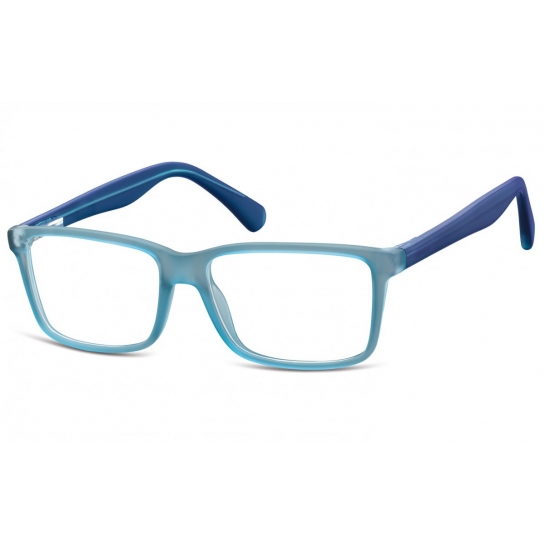 Okulary oprawki korekcyjne Nerdy zerówki Flex Sunoptic CP162D niebieskie